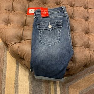 Brand New True Religion Riley Shorts